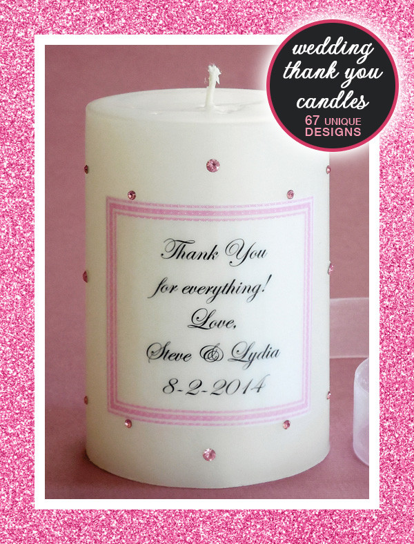 Bridesmaid Thank You Gift Ideas
 Bridesmaid Candles and Thank You Candles for Wedding Gifts