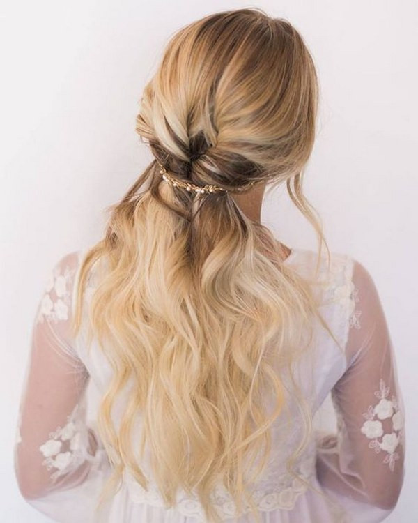 Bridesmaids Hairstyles Half Up
 40 Stunning Half Up Half Down Wedding Hairstyles with