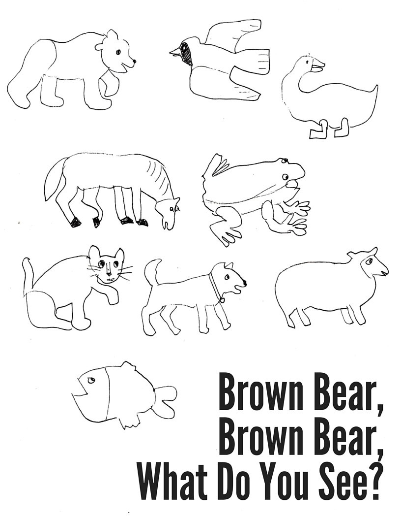 Brown Bear Brown Bear Coloring Pages
 Brown Bear Brown Bear What Do You See Coloring Pages