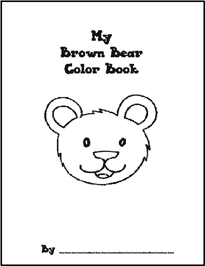 Brown Bear Brown Bear Coloring Pages
 Brown Bear
