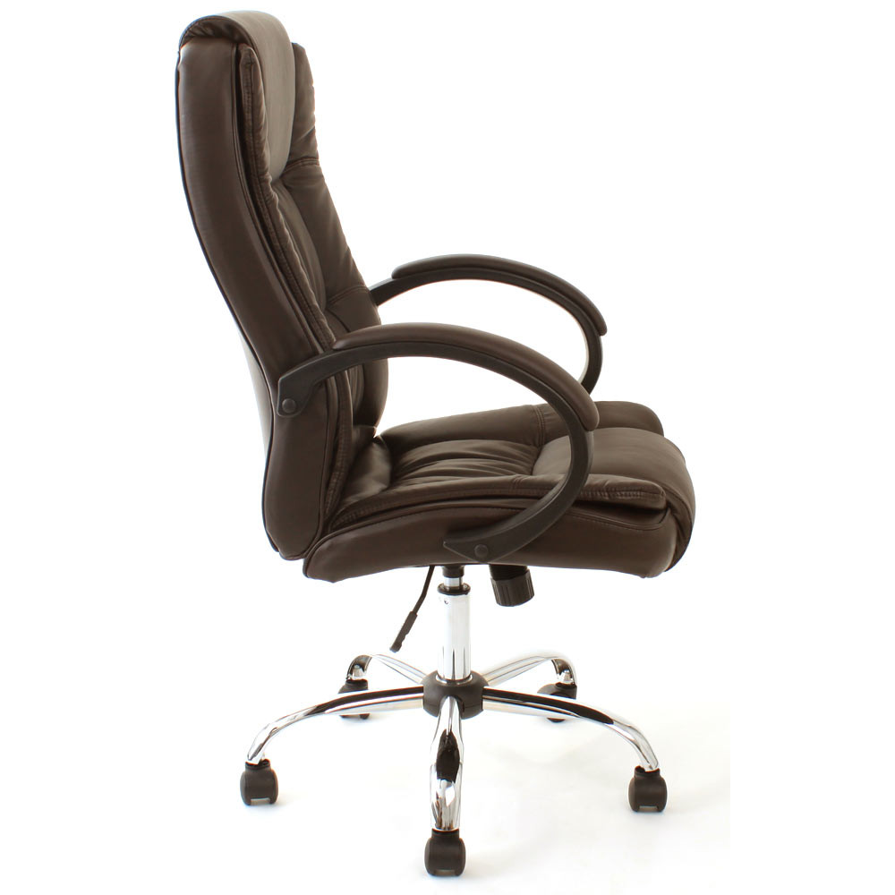 Best ideas about Brown Office Chair
. Save or Pin SANTANA BROWN HIGH BACK EXECUTIVE OFFICE CHAIR LEATHER Now.