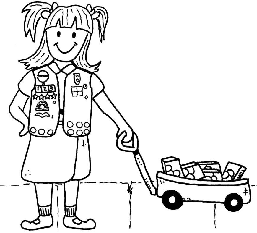 Brownie Coloring Pages
 Brownie Coloring Page Free Desserts Pages Sketch Coloring Page