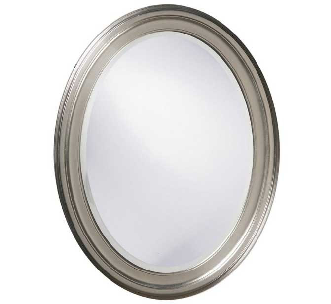 Best ideas about Brushed Nickel Bathroom Mirror
. Save or Pin brushed nickel oval bathroom mirror Now.