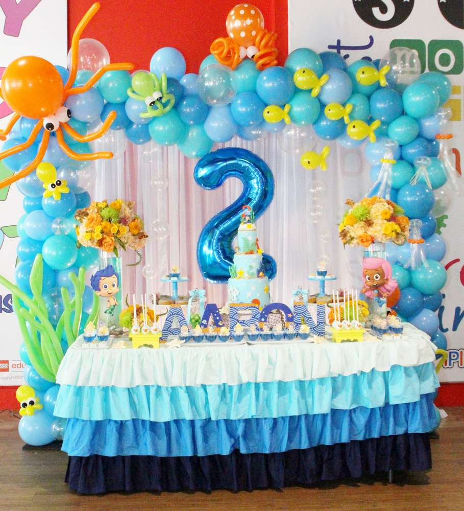 Bubble Guppies Birthday Decorations
 Bubble Guppies Birthday Party Ideas
