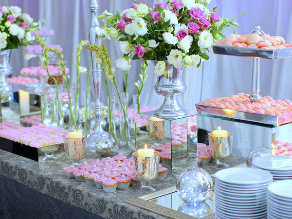 Best ideas about Buffet Table Ideas
. Save or Pin Wedding Buffet Ideas Using flowers for buffet table Now.