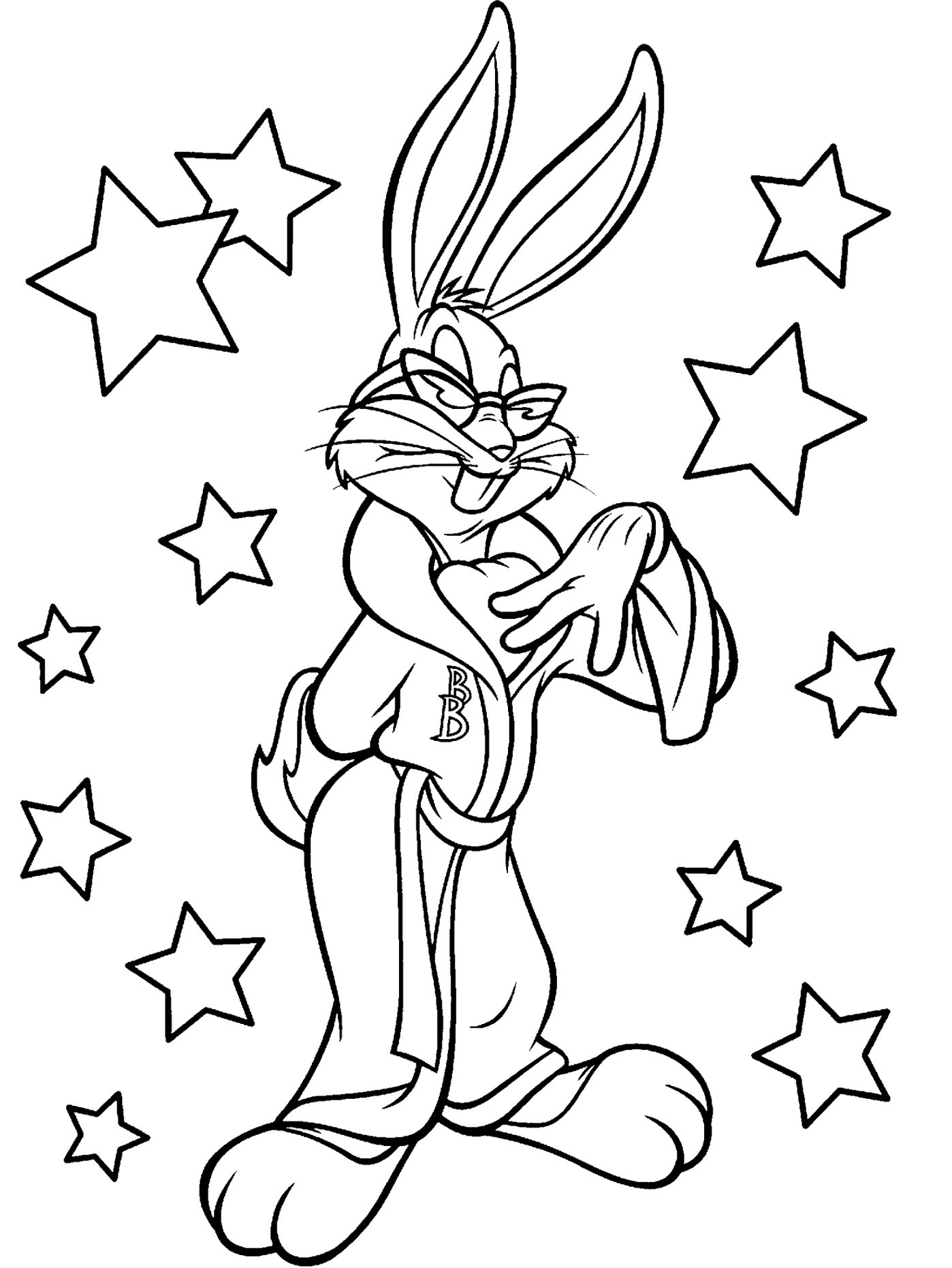 Bug Bunny Coloring Pages
 Free Printable Bugs Bunny Coloring Pages For Kids