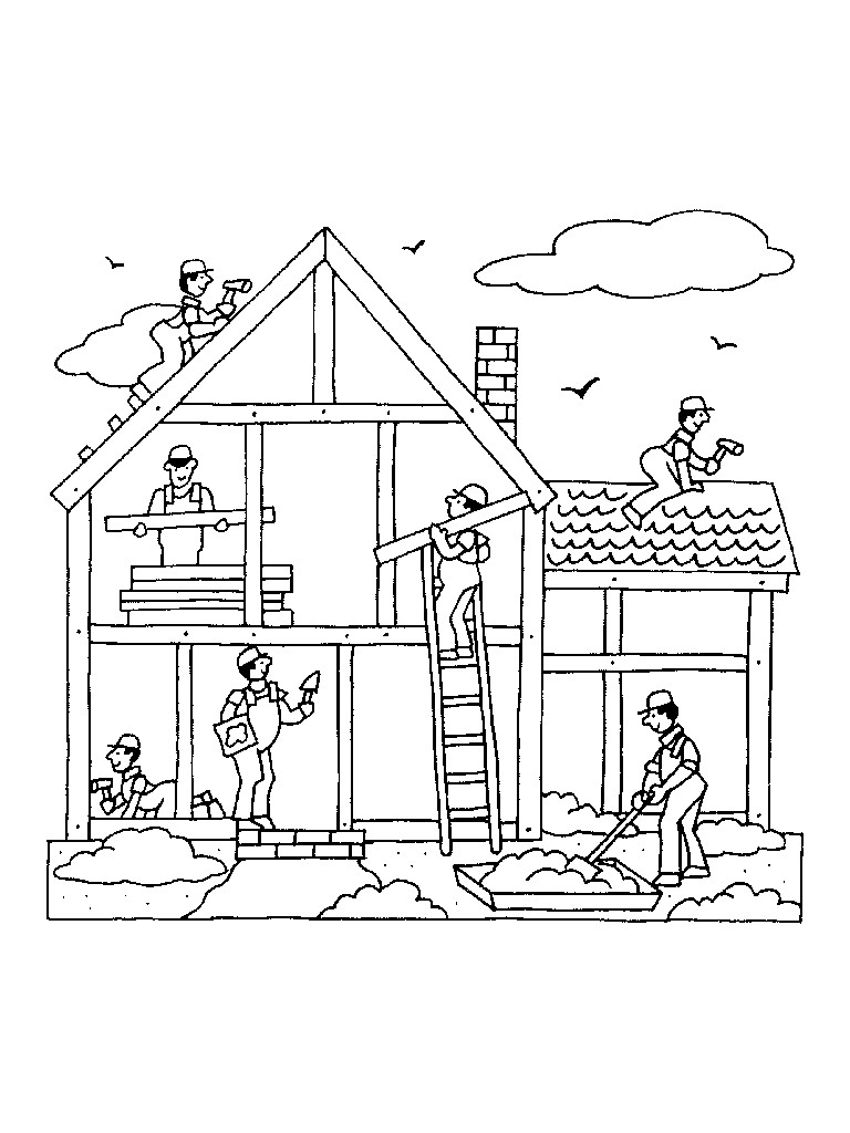 Building Coloring Pages
 Coloring Page A School Building Coloring Home