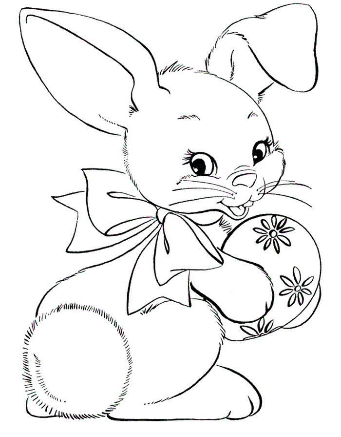 Bunny Coloring Pages
 Free Printable Rabbit Coloring Pages For Kids