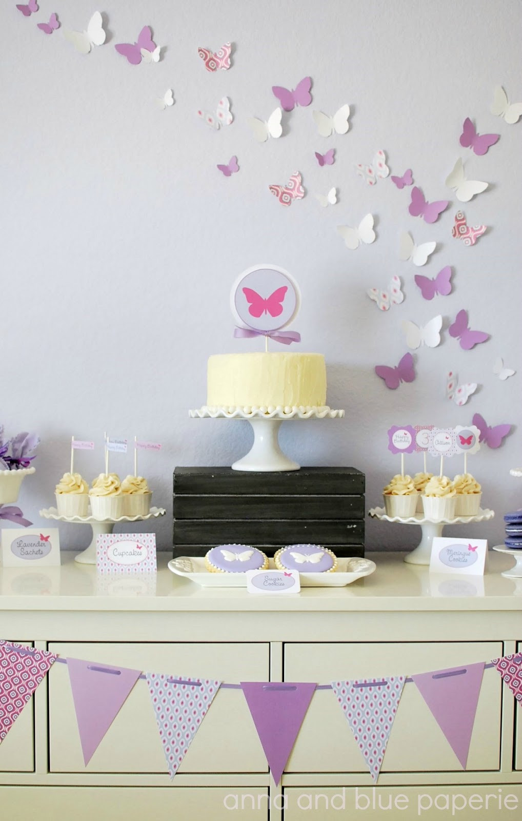 Best ideas about Butterfly Birthday Decorations
. Save or Pin anna and blue paperie New to the Shop Butterfly Party Now.