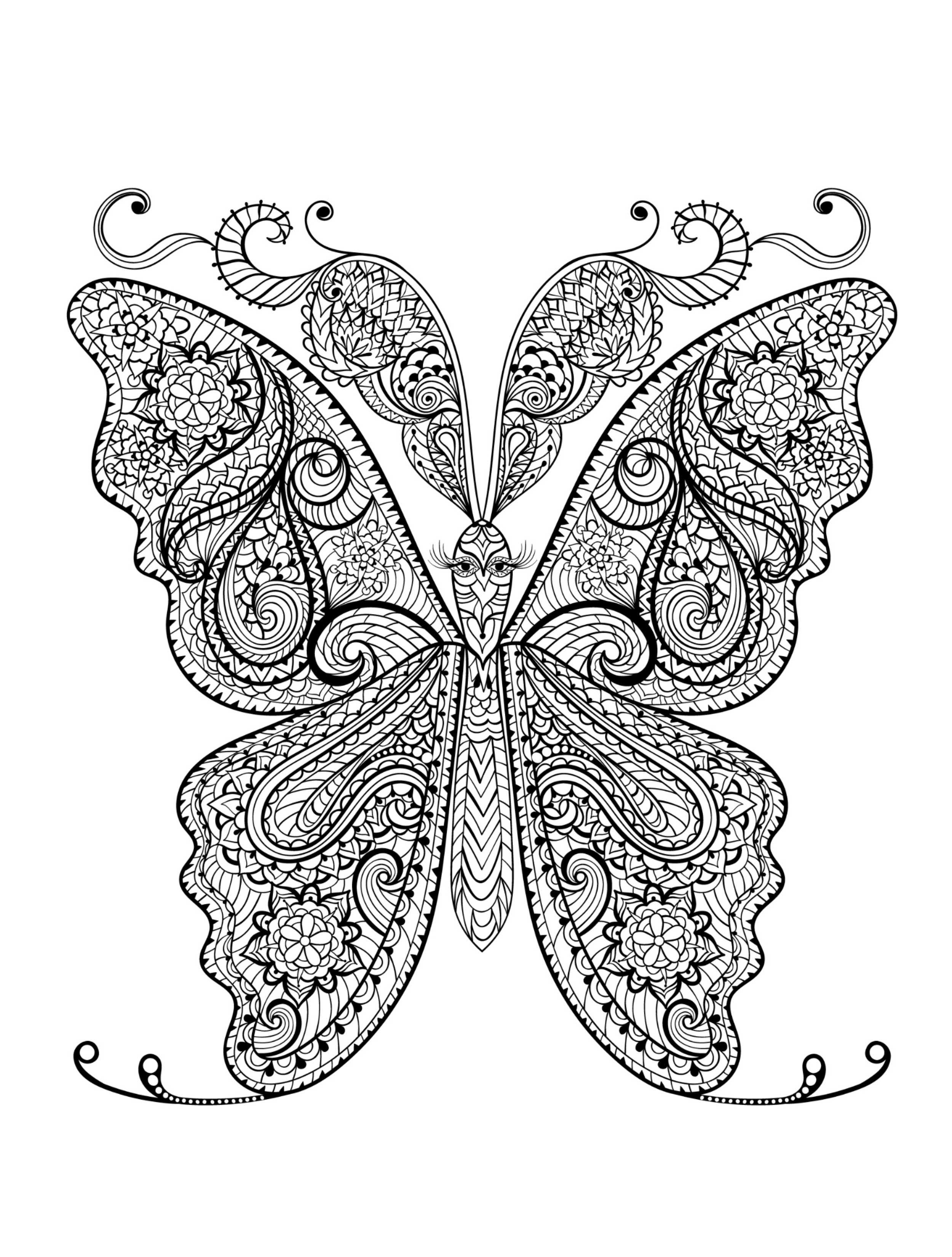 Butterfly Coloring Pages For Adults
 Animal Coloring Pages for Adults Best Coloring Pages For