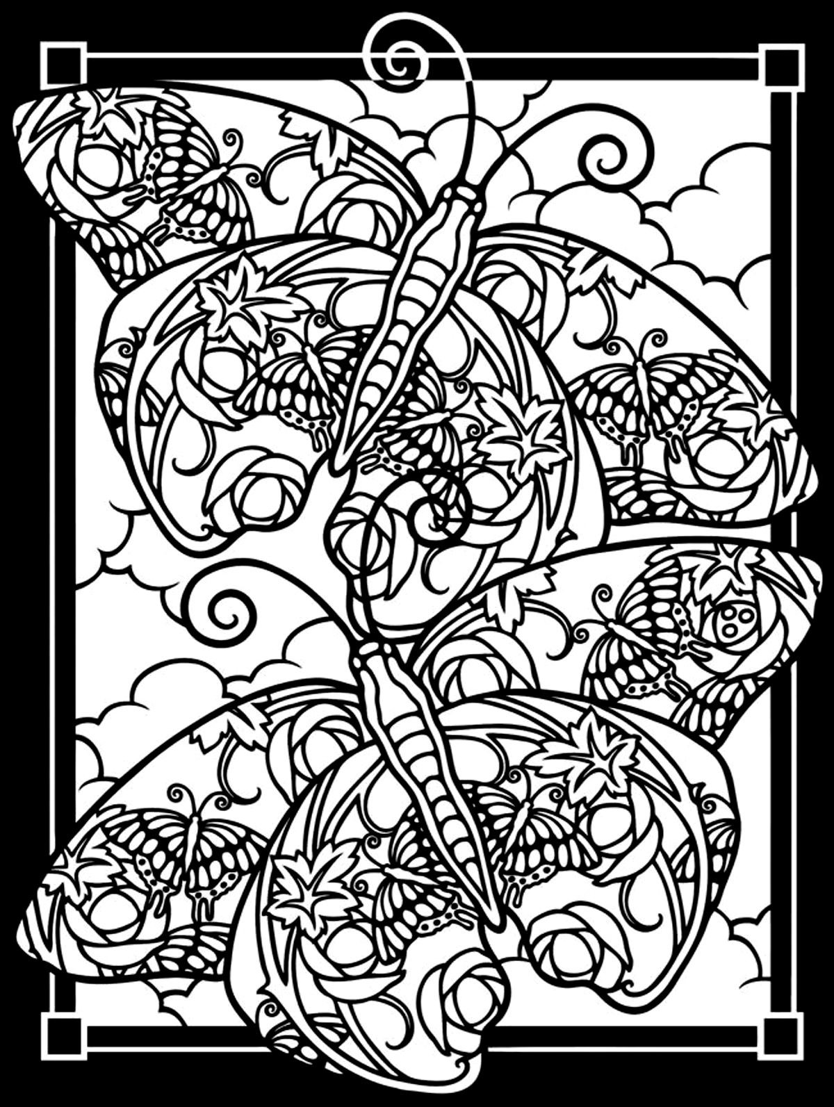 Butterfly Coloring Pages For Adults
 Coloring Pages Awesome Coloring Pages Butterflies For