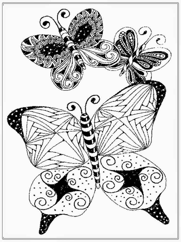 Butterfly Coloring Pages For Adults
 Adult Coloring Pages Butterfly