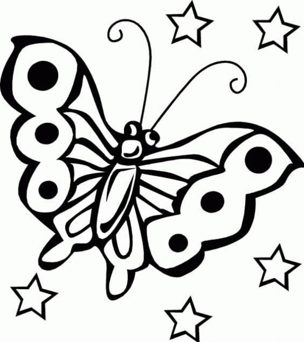 Butterfly Coloring Pages For Kids
 Free Printable Butterfly Coloring Pages For Kids