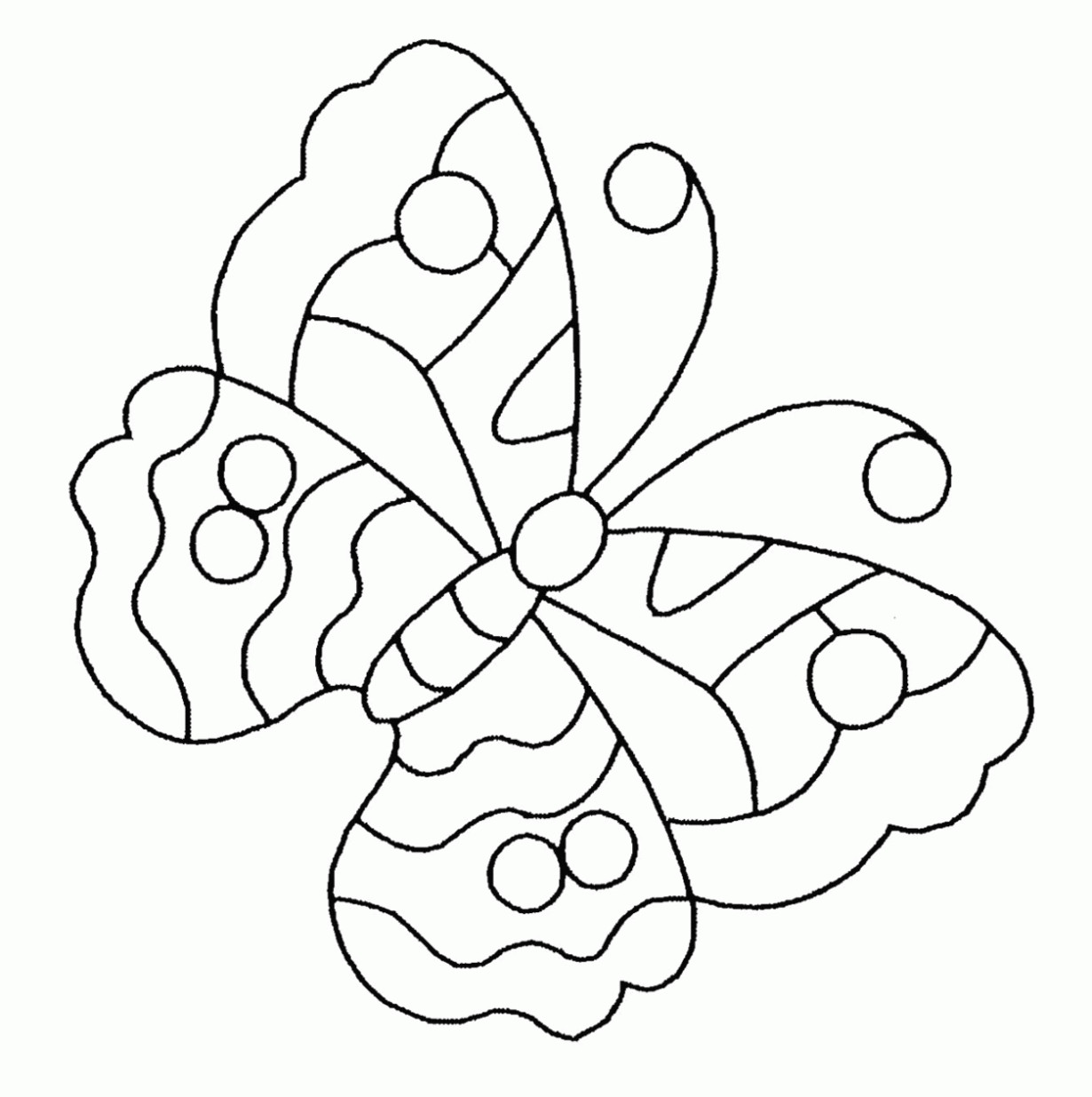 Butterfly Free Coloring Pages
 Free Printable Butterfly Coloring Pages For Kids