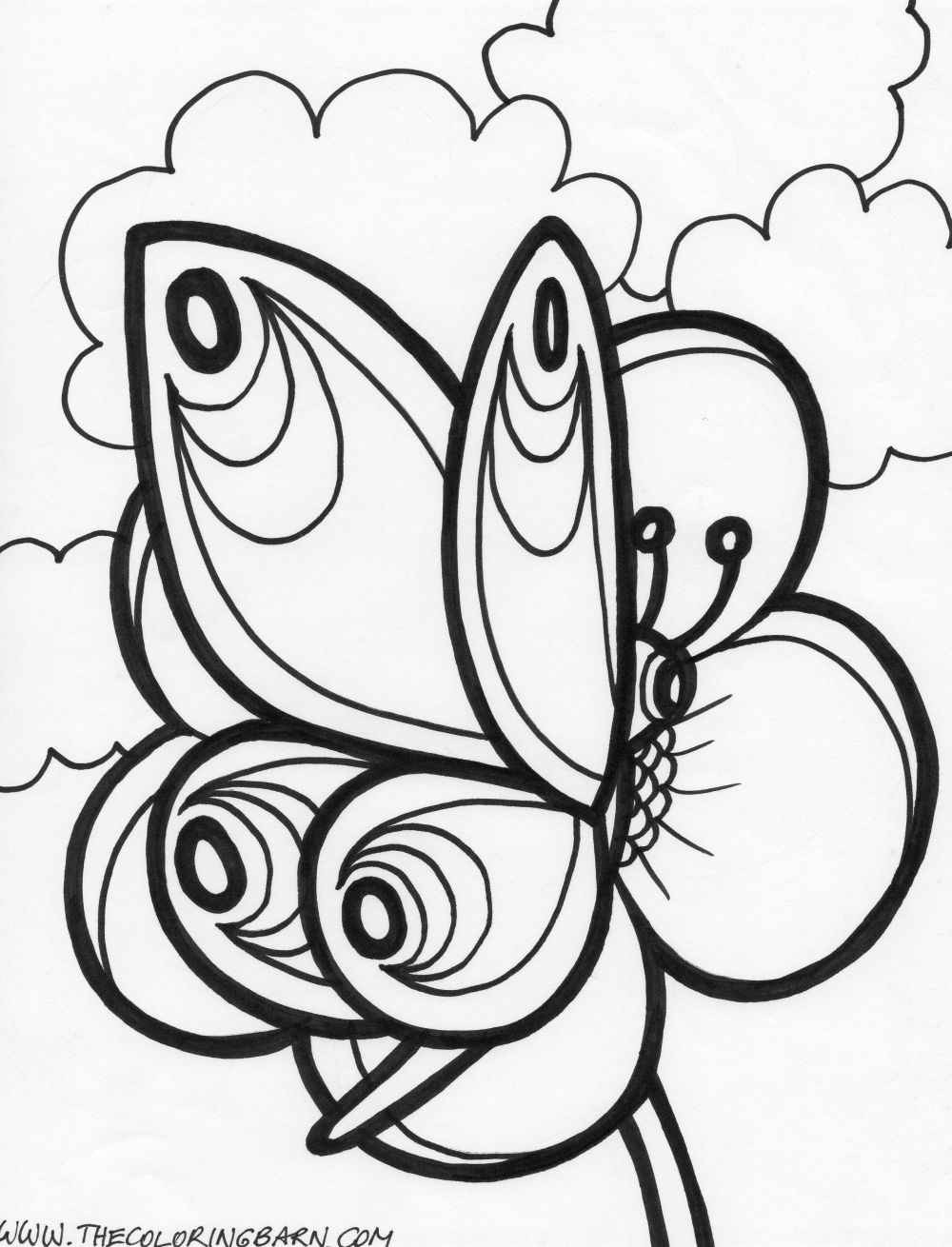 Butterfly Free Coloring Pages
 free printable butterfly coloring pages for adults