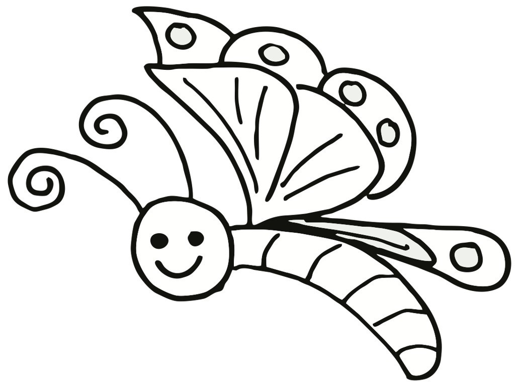 Butterfly Free Coloring Pages
 Free Printable Butterfly Coloring Pages For Kids