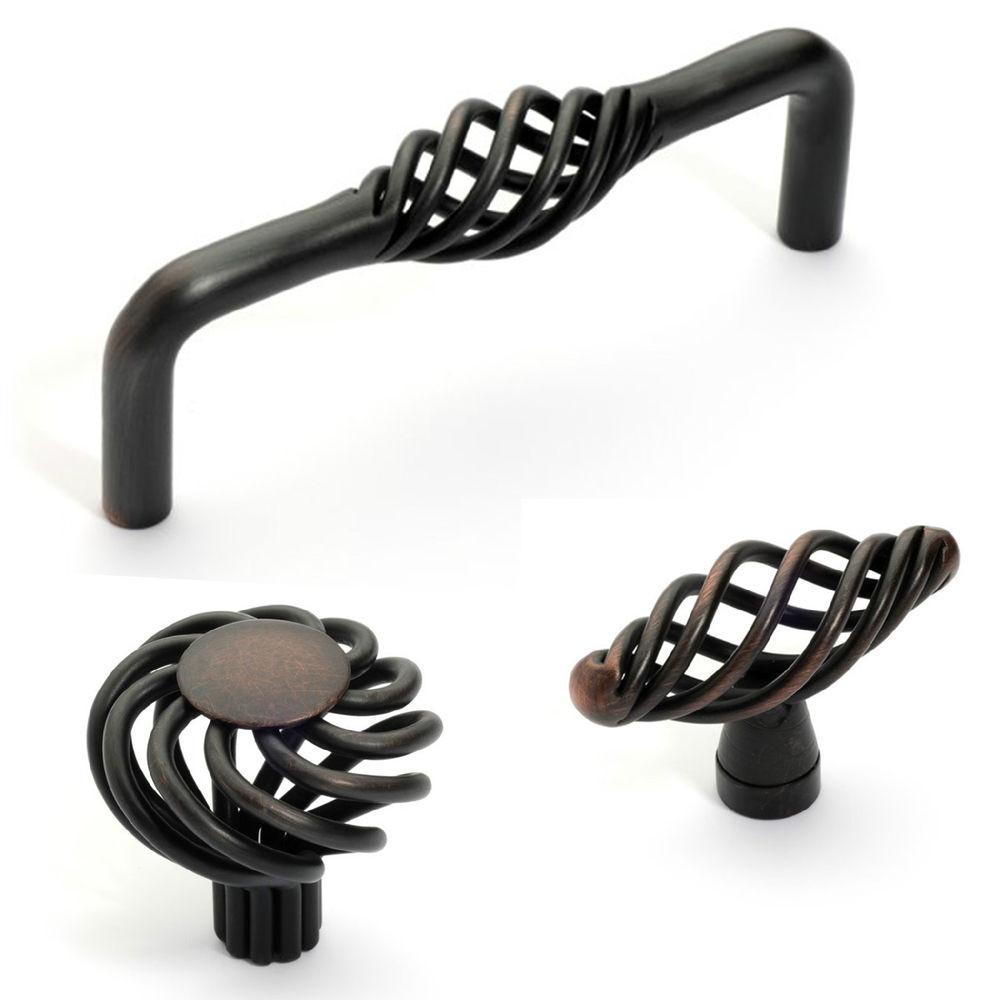 Best ideas about Cabinet Knobs And Pulls
. Save or Pin Oil Rubbed Bronze Birdcage Cabinet Hardware Knobs and Now.