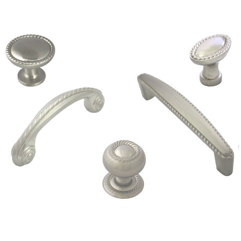 Best ideas about Cabinet Knobs And Pulls
. Save or Pin Cosmas Satin Nickel Scroll Rope Cabinet Hardware Knobs Now.