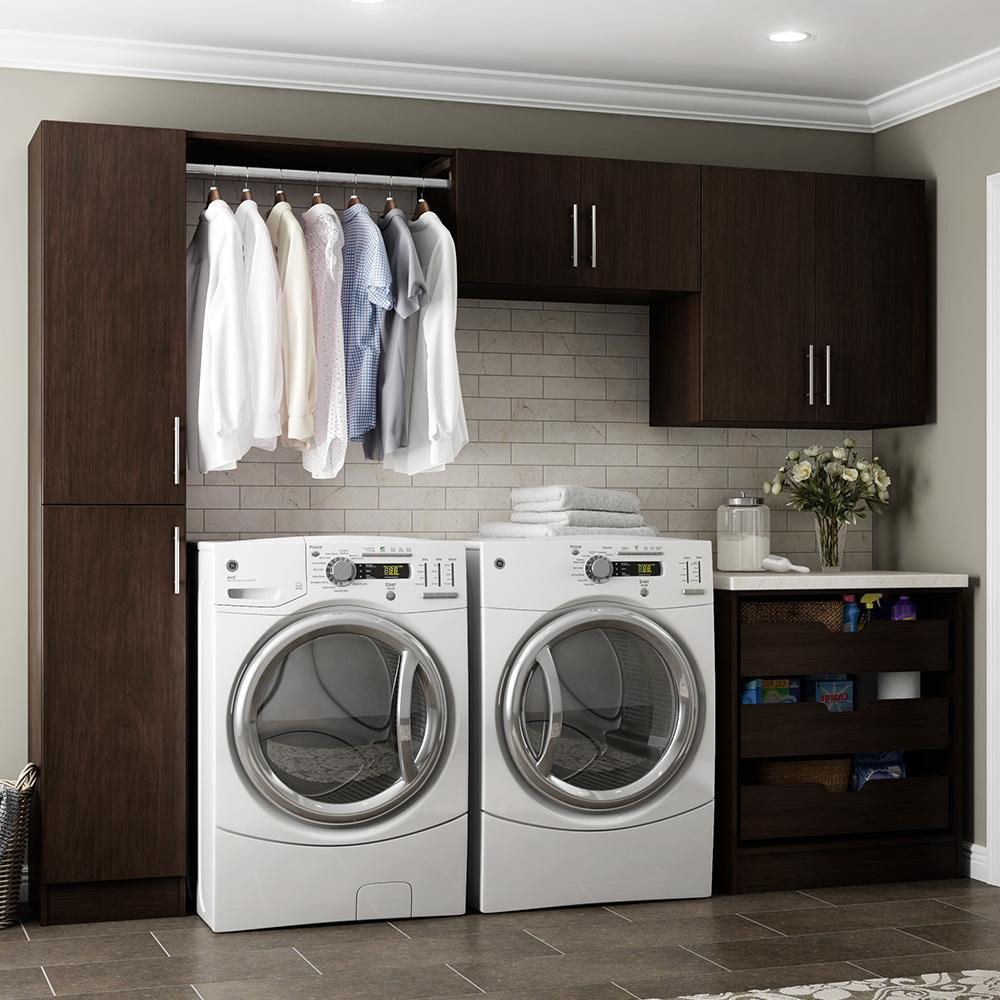 Best ideas about Cabinets For Laundry Room
. Save or Pin Modifi Madison 60 in W White Open Shelves Laundry Cabinet Now.