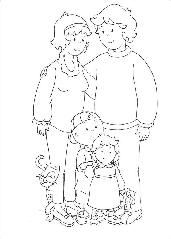 Caillou Printable Coloring Pages
 Free Printable Caillou Coloring Pages For Kids