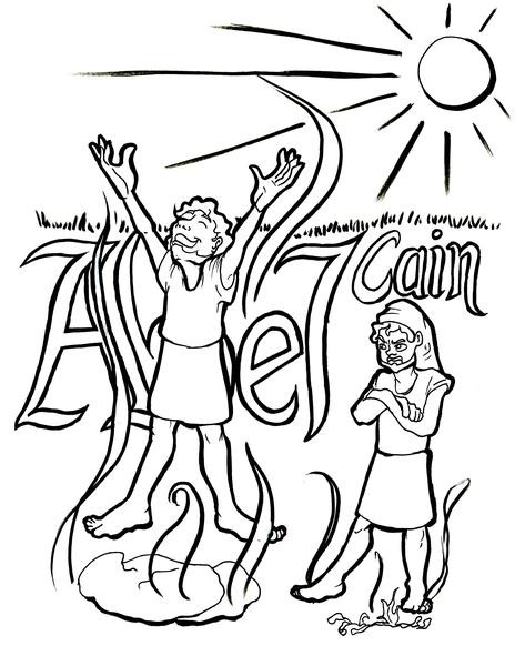 Cain And Abel Coloring Pages
 Cain and Abel Coloring Page – Children s Ministry Deals