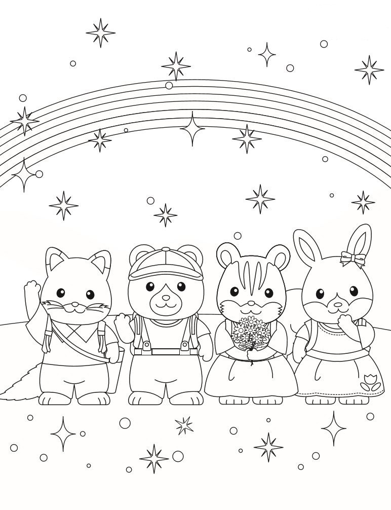 Calico Critters Coloring Pages
 Calico Critters Coloring Pages to and print for free