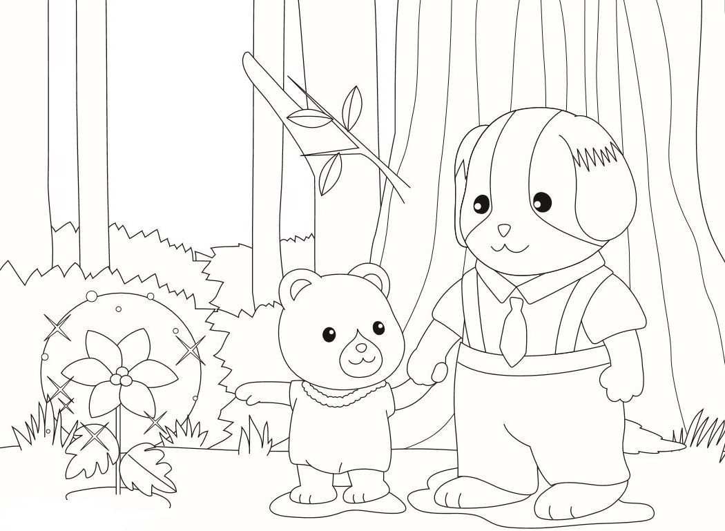 Calico Critters Coloring Pages
 Calico Critters Coloring Pages to and print for free