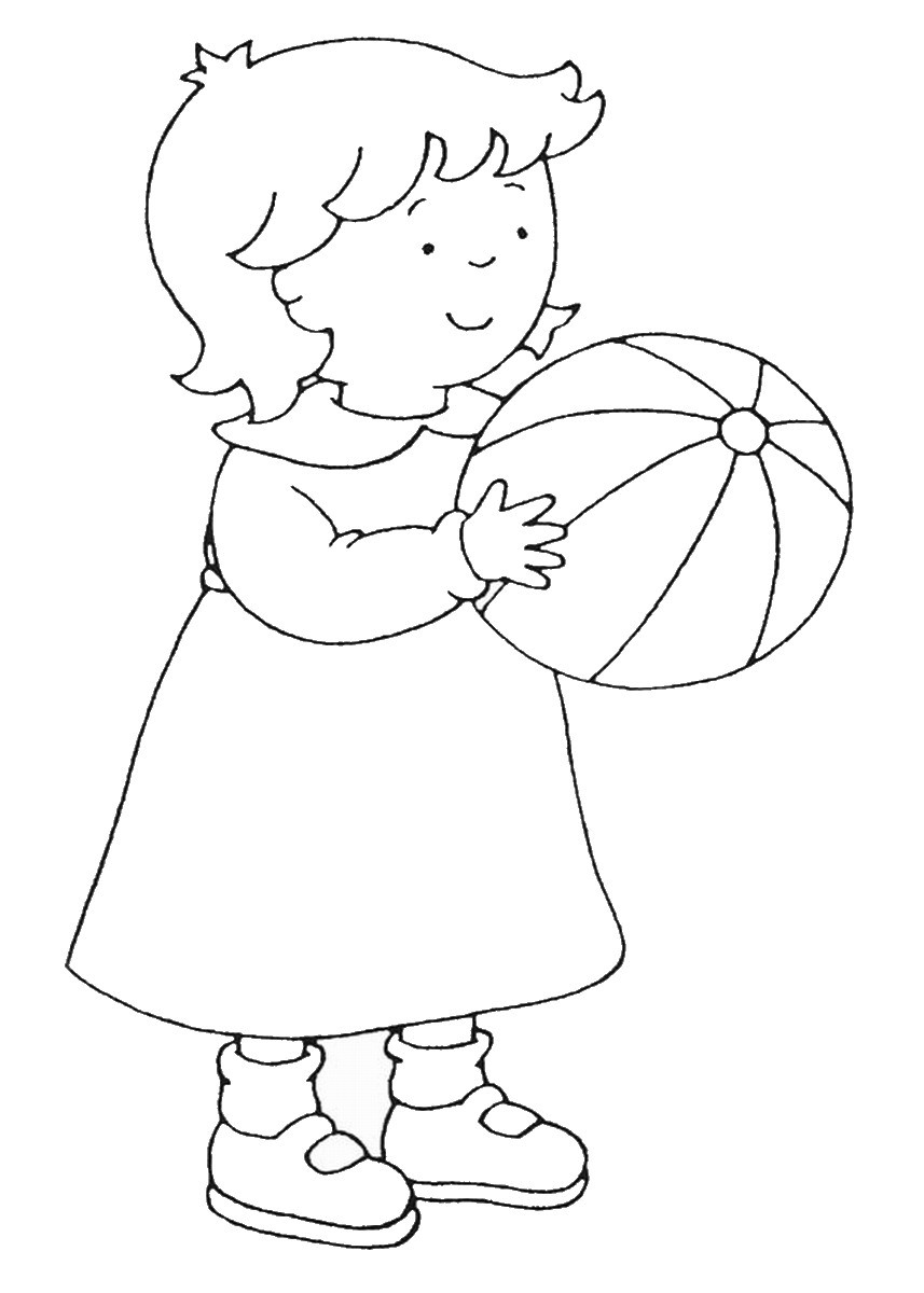 Caliou Coloring Sheets For Boys
 Caillou Coloring Pages – Birthday Printable