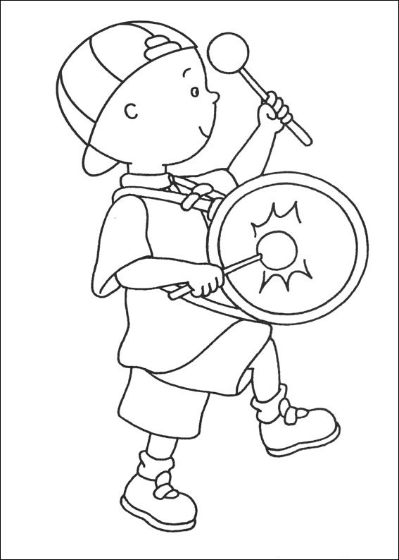 Caliou Coloring Sheets For Boys
 Free Printable Caillou Coloring Pages For Kids