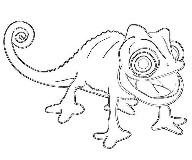 Cameleon Coloring Pages
 Mixed Up Chameleon Coloring Page Coloring Home