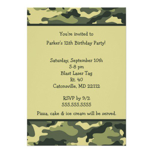 Best ideas about Camo Birthday Invitations
. Save or Pin Free Printable Camouflage Invitations Now.