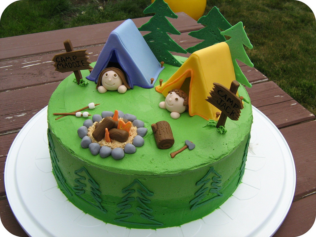 Best ideas about Camping Birthday Cake
. Save or Pin camping cake Megan Berry Now.