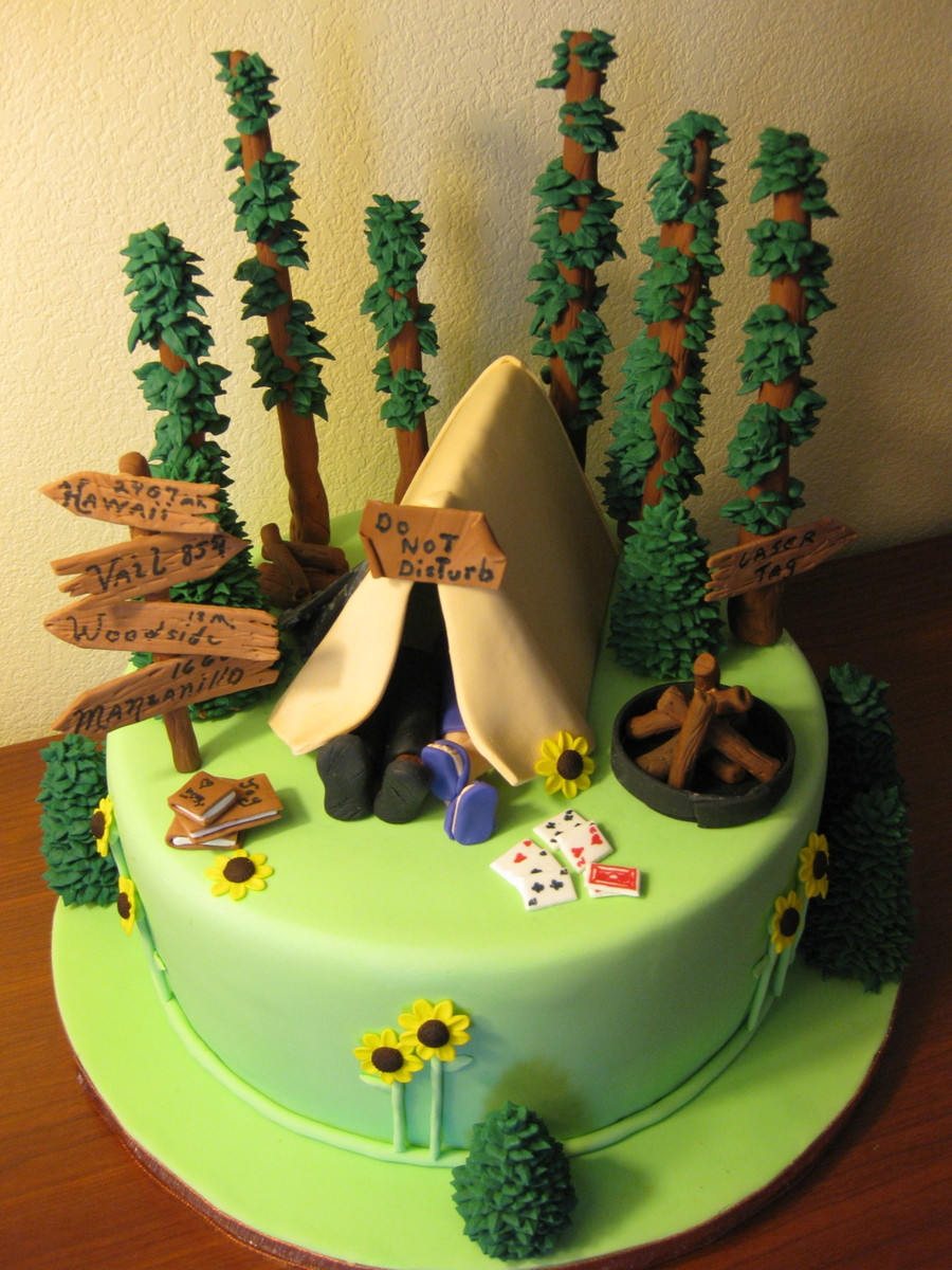 Best ideas about Camping Birthday Cake
. Save or Pin The Camping Cake CakeCentral Now.