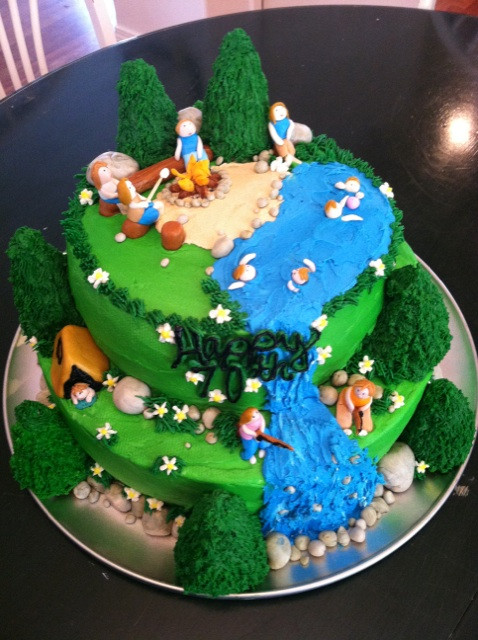 Best ideas about Camping Birthday Cake
. Save or Pin Cat s Cake Creations Camping Birthday Cake Now.
