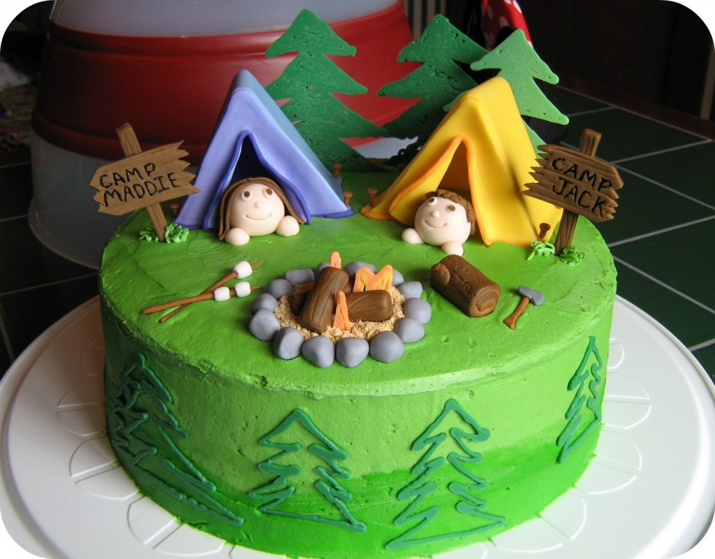 Best ideas about Camping Birthday Cake
. Save or Pin Campfire Cake – Summer Camp Culture Now.