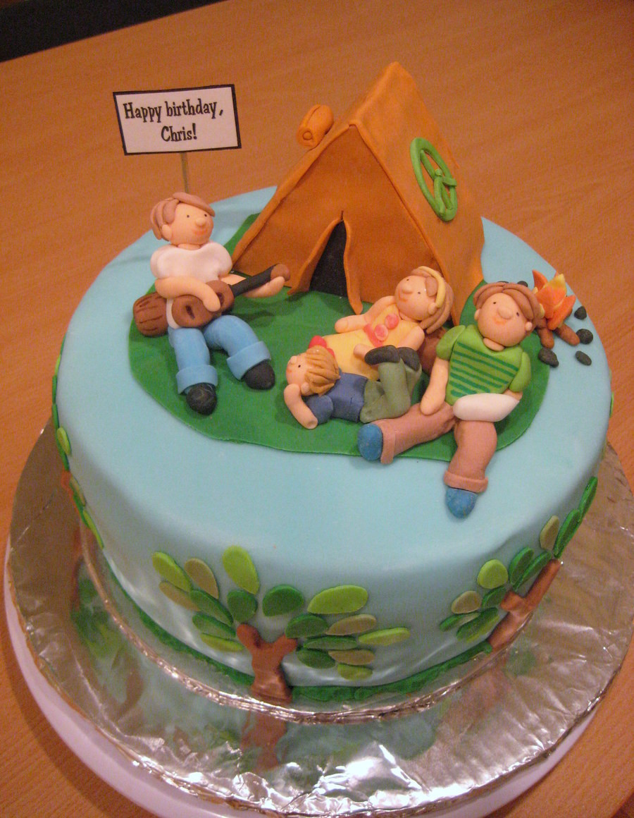 Best ideas about Camping Birthday Cake
. Save or Pin Camping Themed Birthday Cake CakeCentral Now.