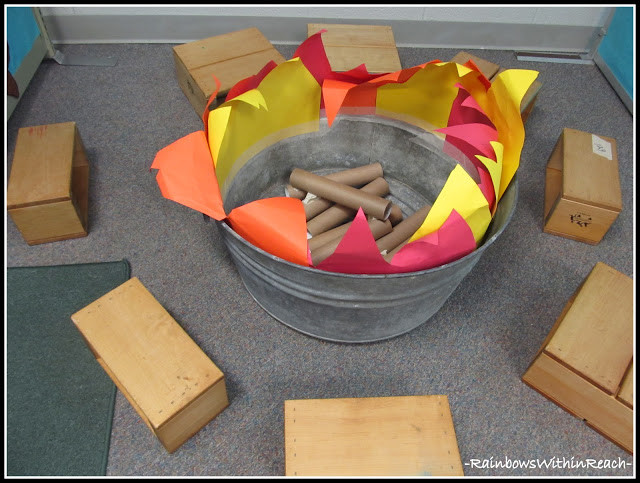 Camping Crafts For Preschoolers
 Preschool Ponderings Camping fun in the dramatic play center