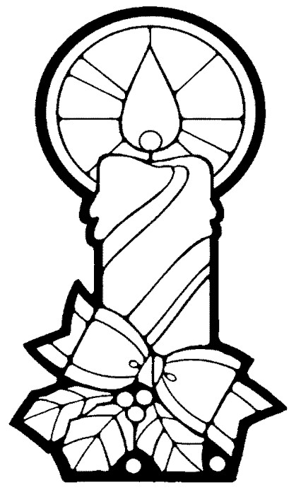 Candle Coloring Pages
 Church Candles Coloring Pages To Print