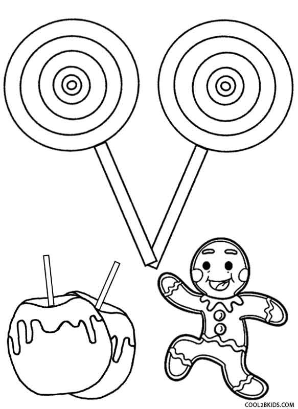 Candy Coloring Pages
 Printable Candy Coloring Pages For Kids