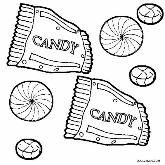 Candy Coloring Pages
 Printable Candy Coloring Pages For Kids