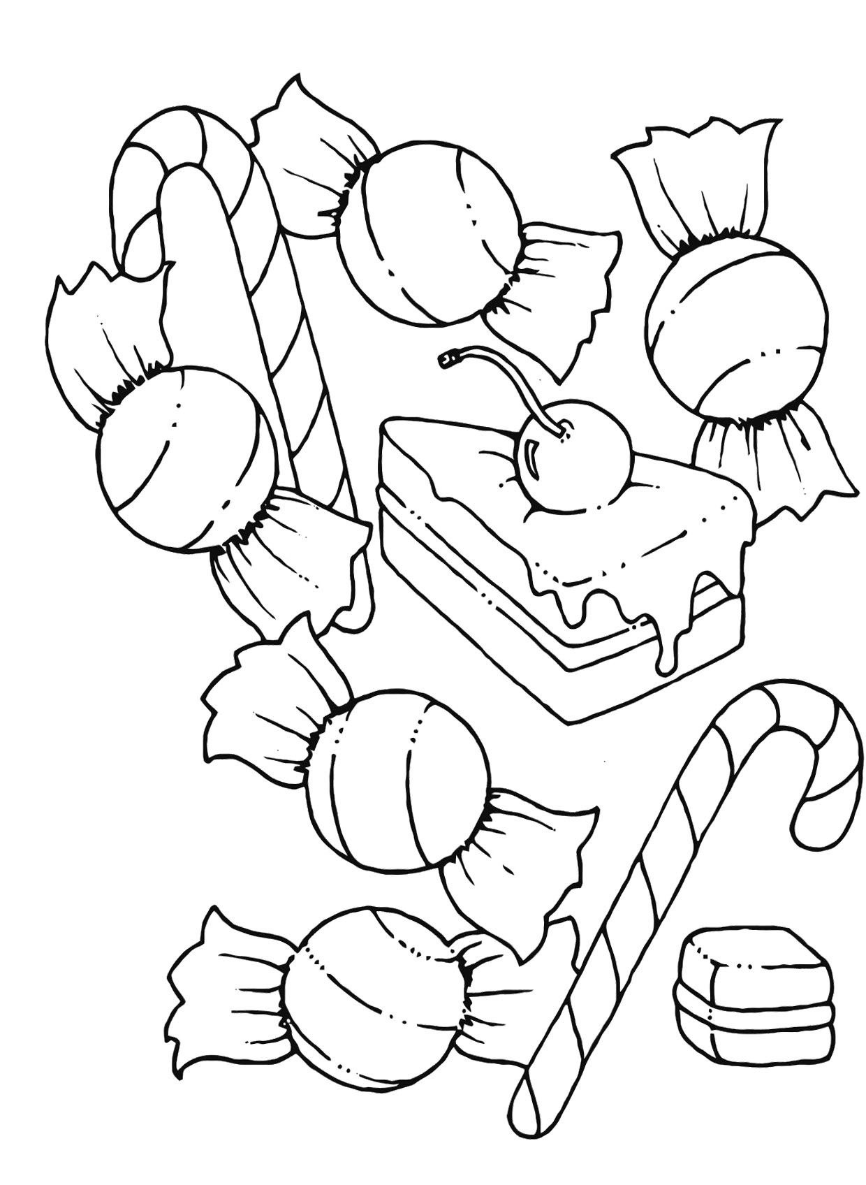 Candy Coloring Pages
 Candy Coloring Pages Bestofcoloring