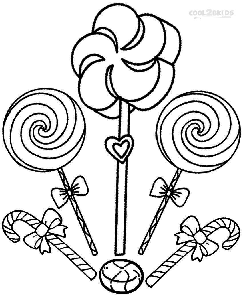 Candy Coloring Pages
 Printable Candyland Coloring Pages For Kids