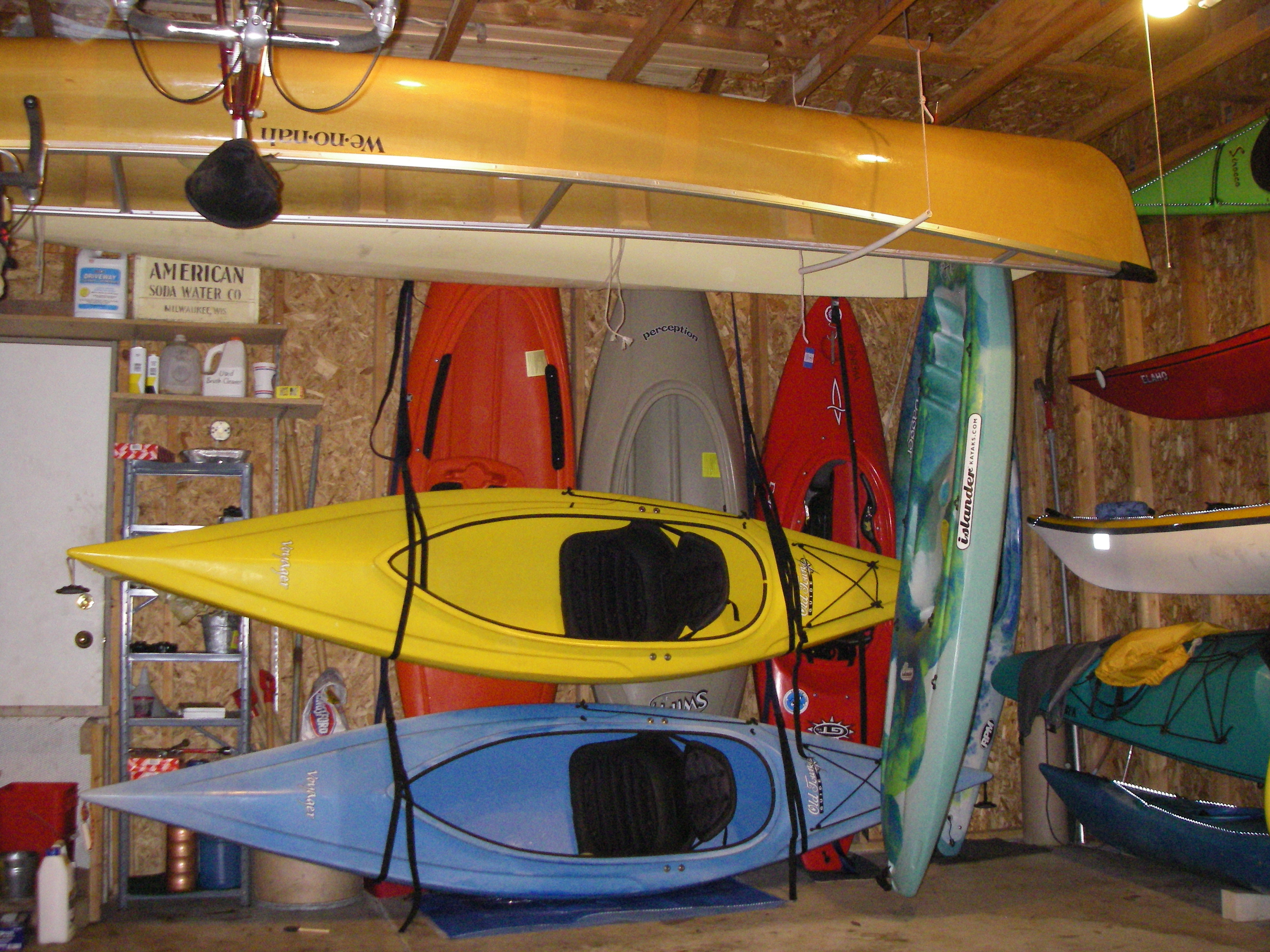 Best ideas about Canoe Garage Storage
. Save or Pin Free access Diy kayak hanging storage Now.