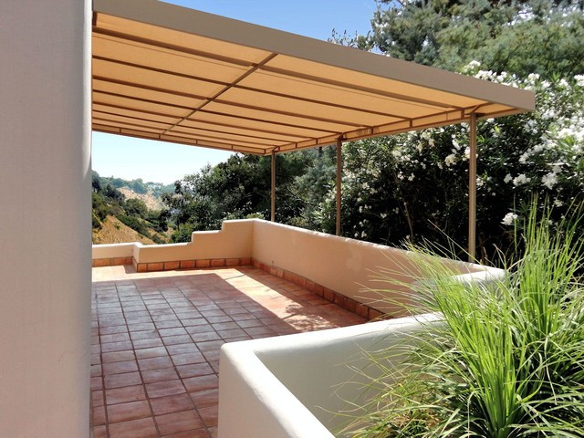 Best ideas about Canvas Patio Covers
. Save or Pin Stationary Canvas Patio Cover Mediterranean Patio Now.