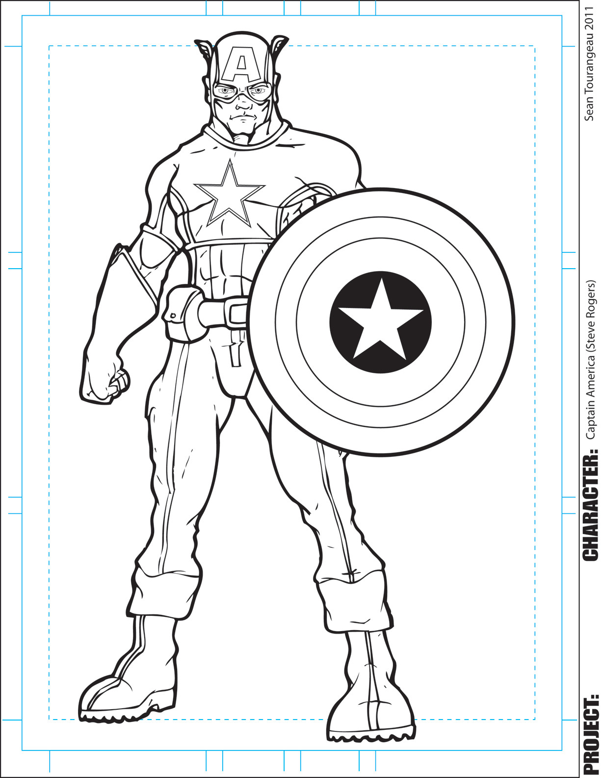 Captain America Coloring Sheet
 Captain America Winter Sol r Coloring Page 4148
