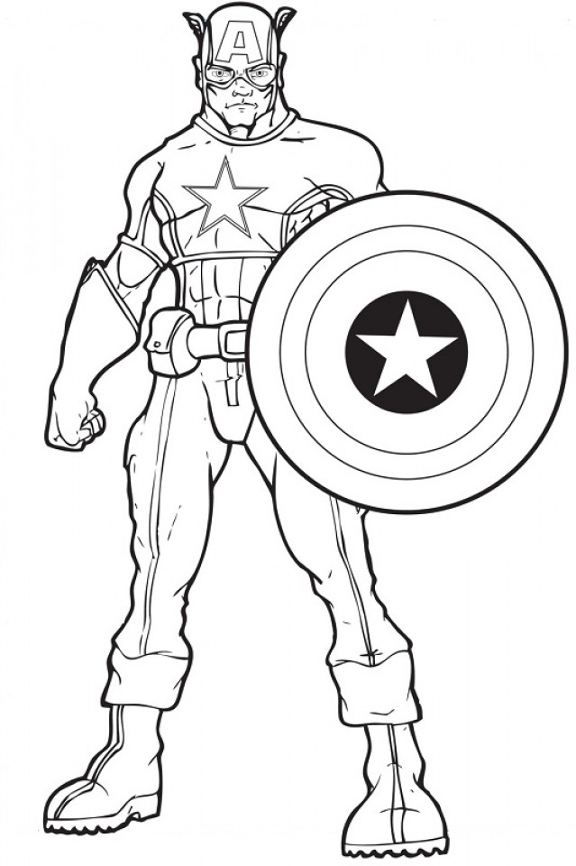 Captain America Printable Coloring Pages
 Get This Captain America Coloring Pages Printable