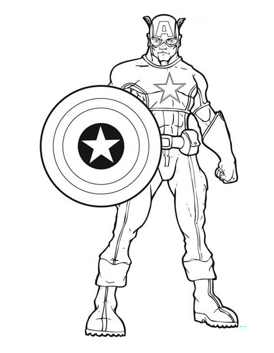 Captain America Printable Coloring Pages
 Avengers Coloring Pages Best Coloring Pages For Kids
