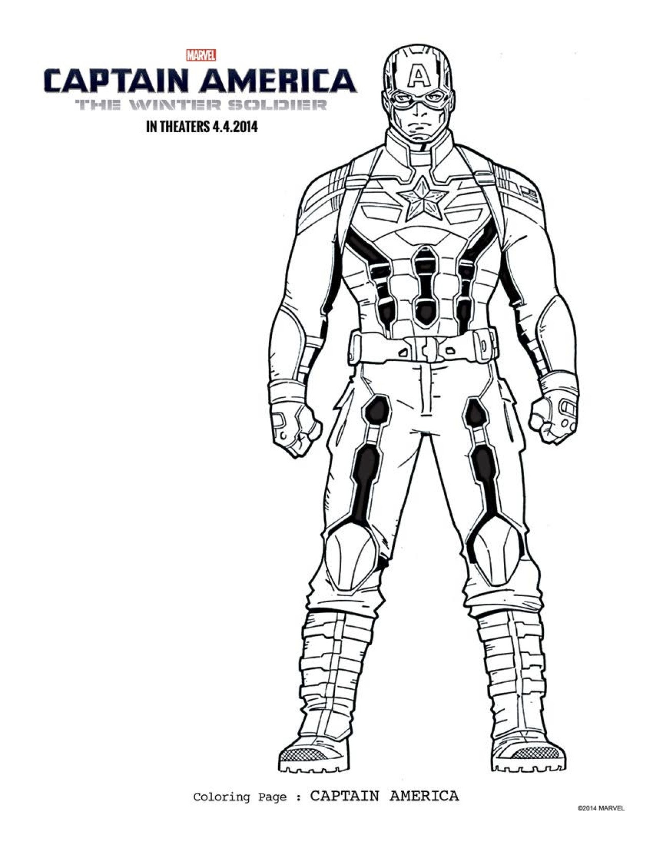 Captain America Printable Coloring Pages
 FREE Captain America 2 Coloring Pages Download Printables