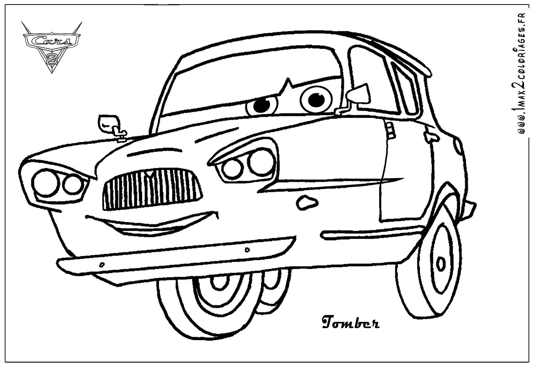 Car Coloring Books For Adults
 Free Printable Color Pages For Adults Cars 2 The Art Jinni