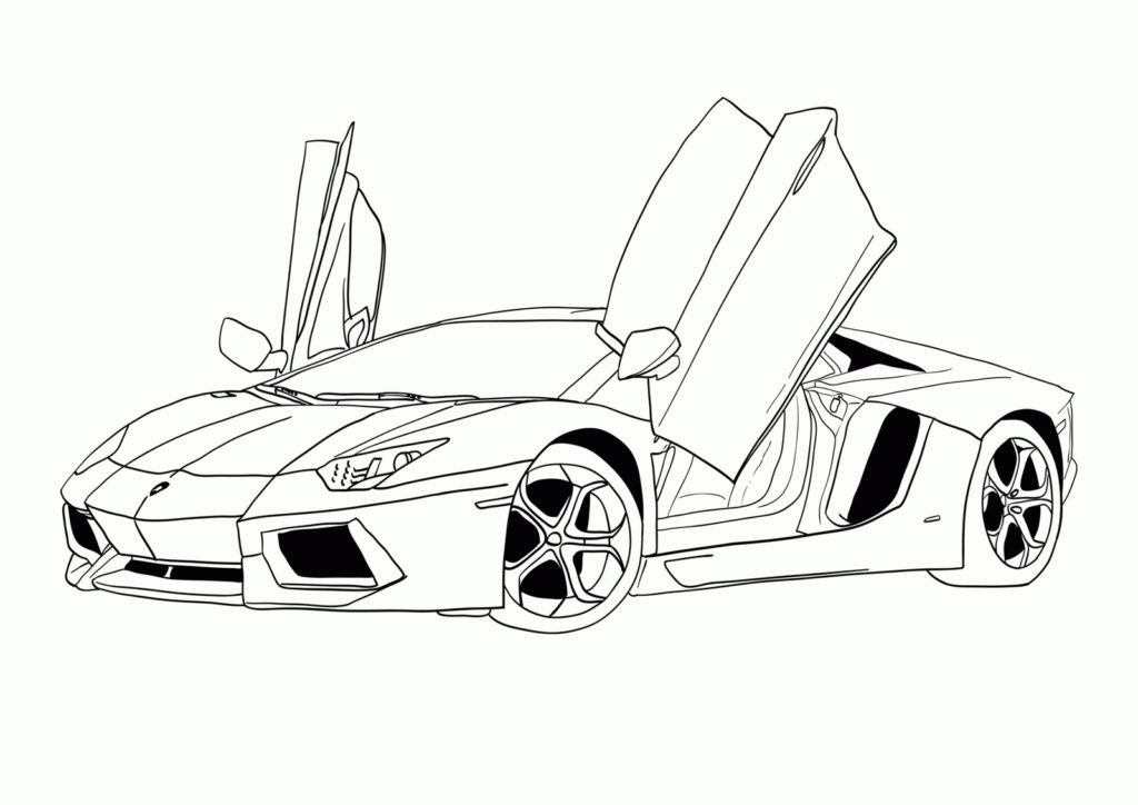 Car Coloring Books For Adults
 Coloring Pages Lamborghini Coloring Pages Print Colorine